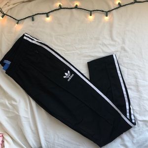 Black Adidas sweats